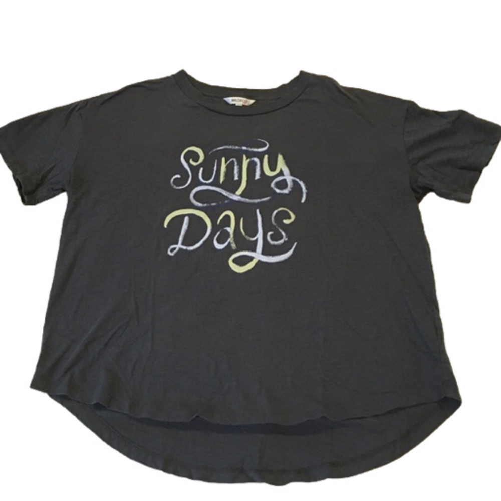 WildFox Sunny Days Graphic Tee Charcoal Gray - Picture 8 of 12
